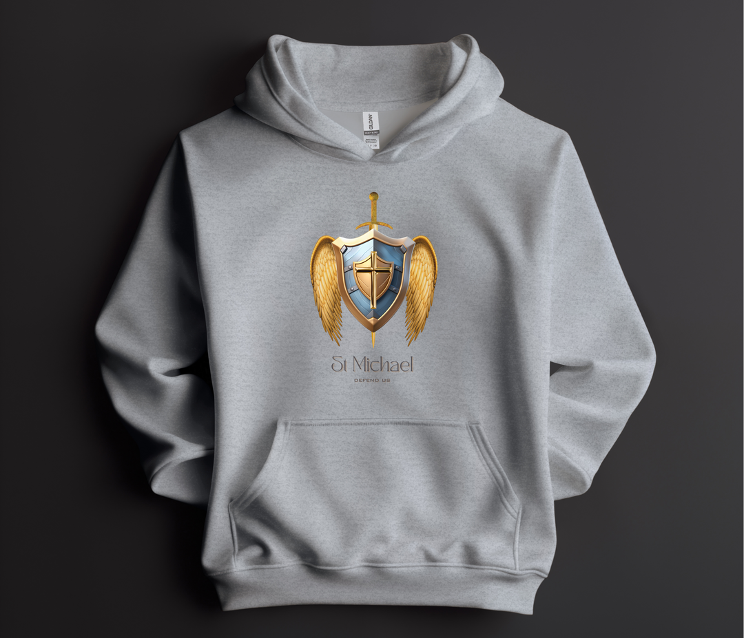 St Michael, grey Hoodie