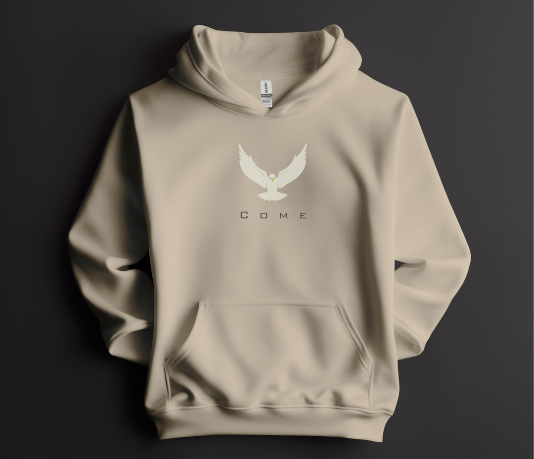 Come Holy Spirit, tan Hoodie