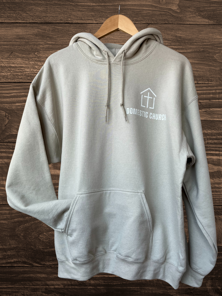 St Joseph & Jos 24:15 quote Tan Hoodie