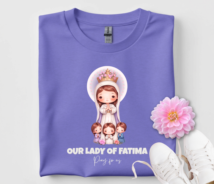 Kids Our Lady of Fatima children T Shirt