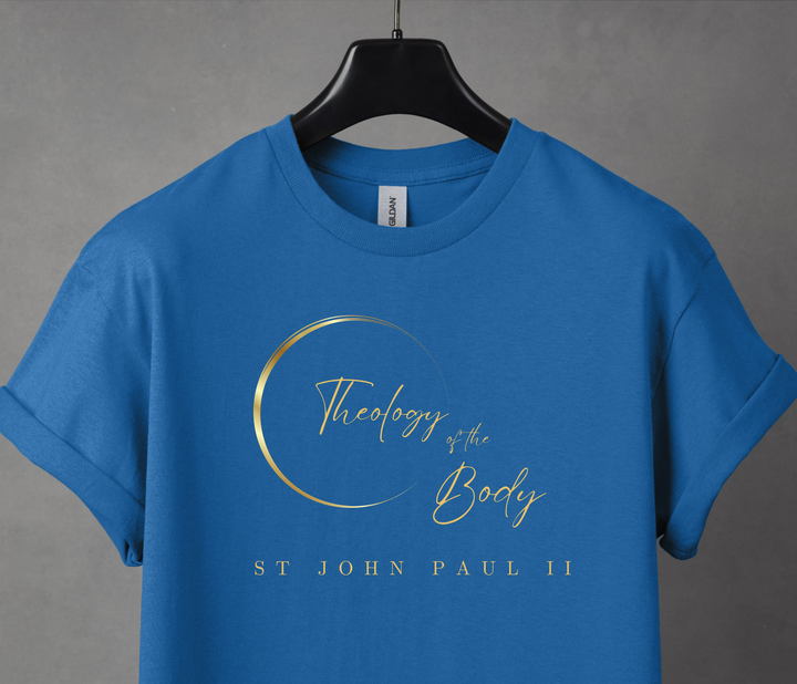 Theology of the Body, Blue T Shirt