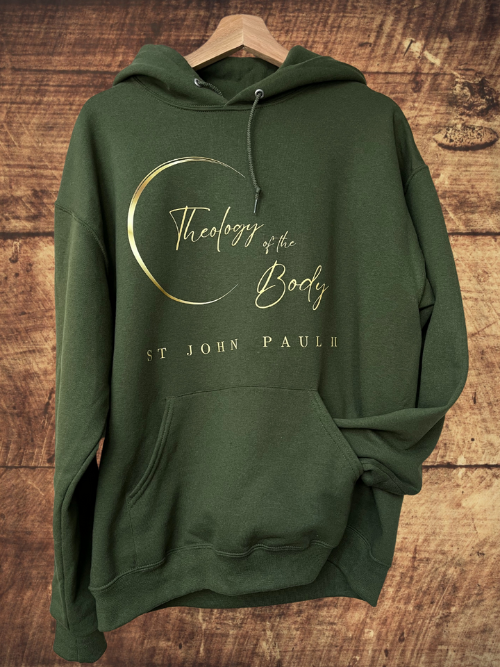 Theology of Body Gold/Green Hoodie