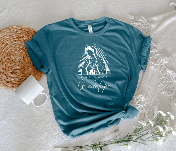 Guadalupe Teal T-shirt