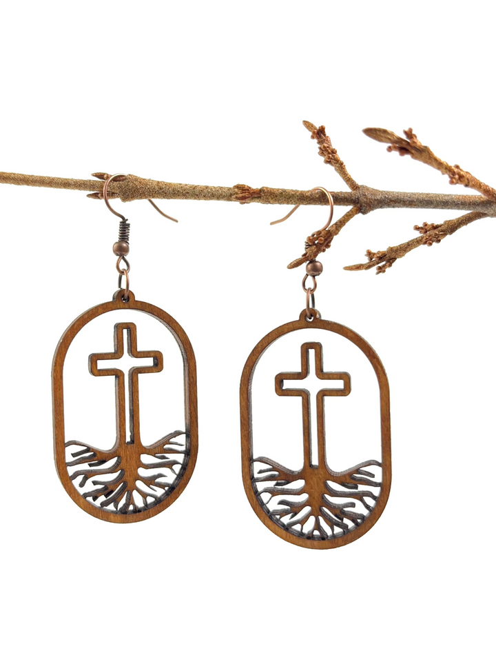 Rooted in Christ earrings