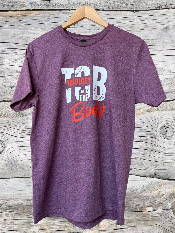 Theology of the Body Heather Mauve T Shirt