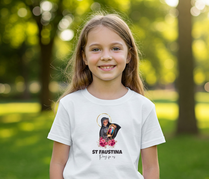 Kids St Faustina T Shirt