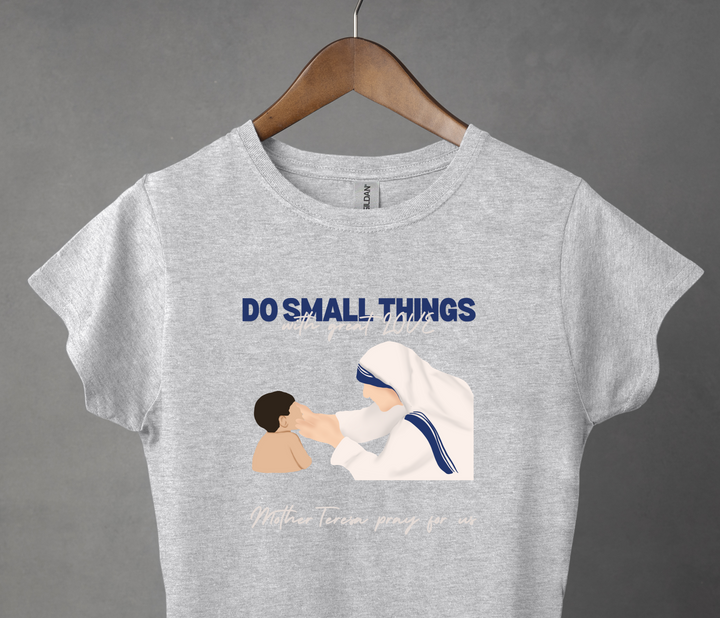 Mother Teresa, Grey T-shirt