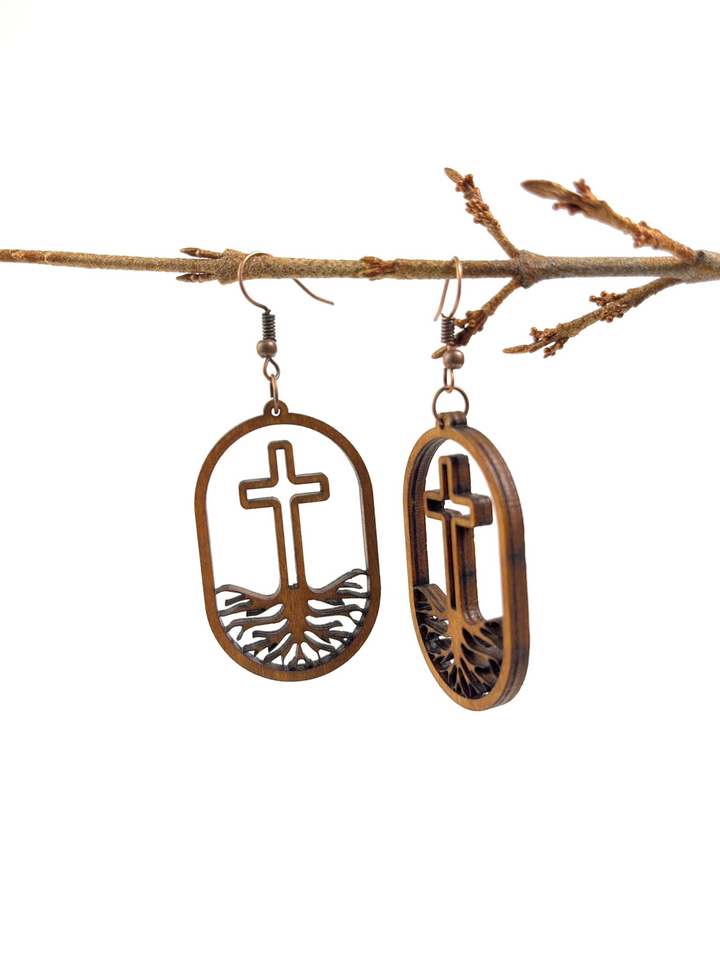 Rooted in Christ earrings