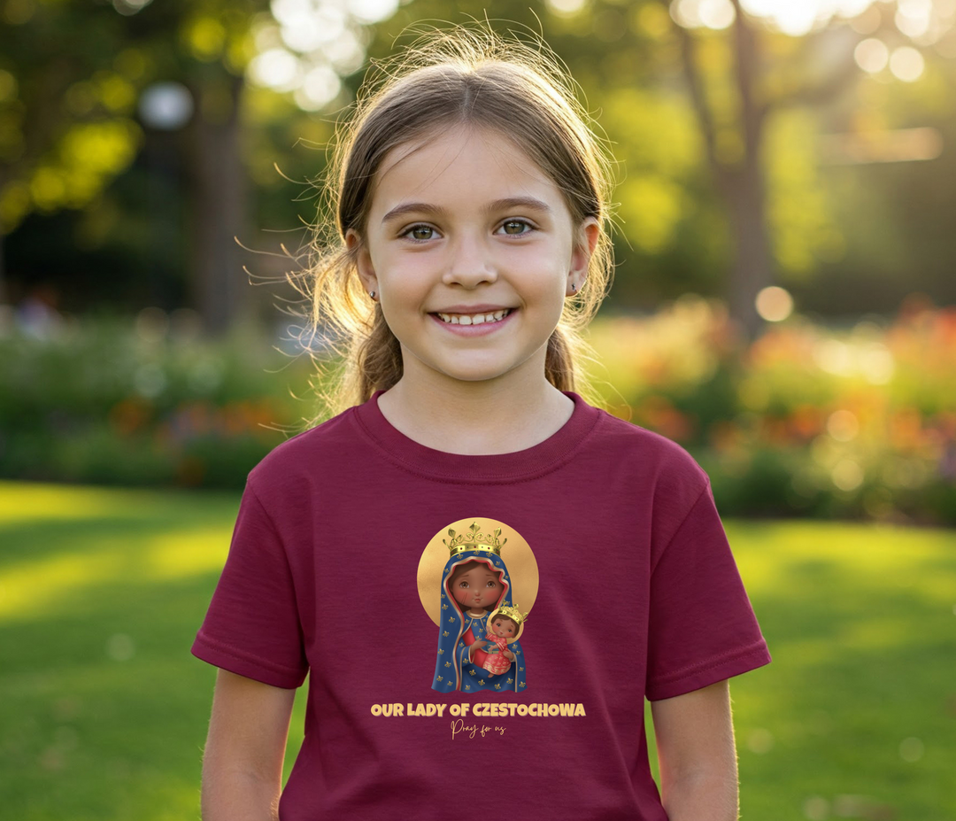 Kids Our Lady Czestochowa T Shirt