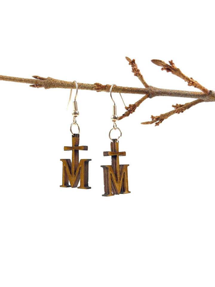 To Jesus through Mary earrings