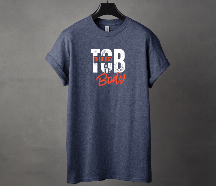 TOB Theology of the Body, Navy, T Shirt