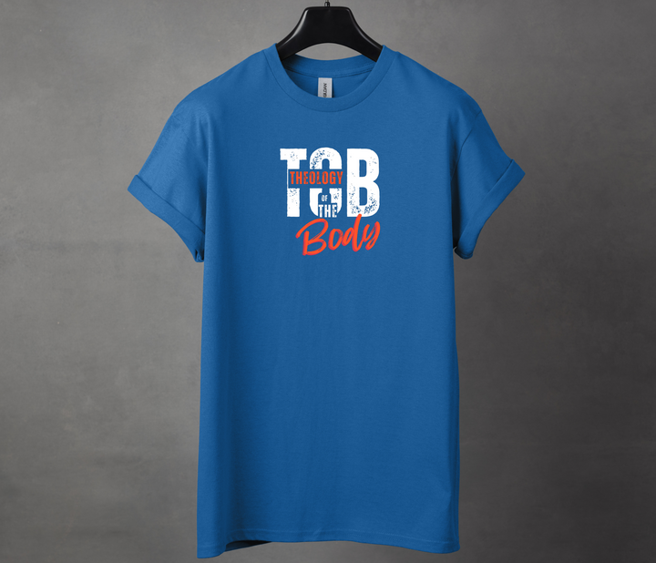 TOB Theology of the Body, Blue, T Shirt