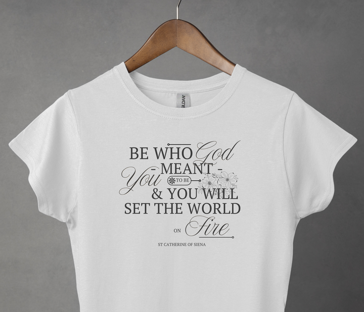 Identity, St Catherine, White T-shirt