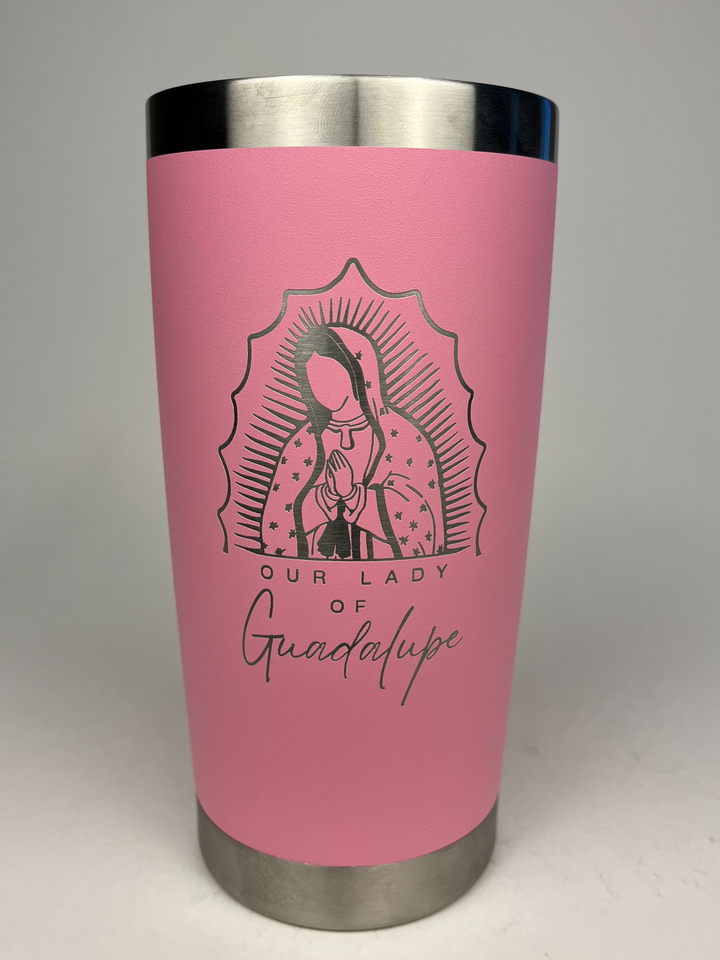 Lady of Guadalupe - pink 20 oz. Tumbler