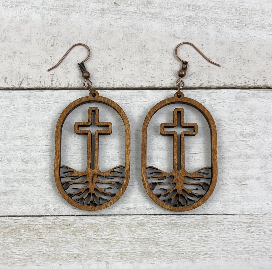 Rooted in Christ earrings