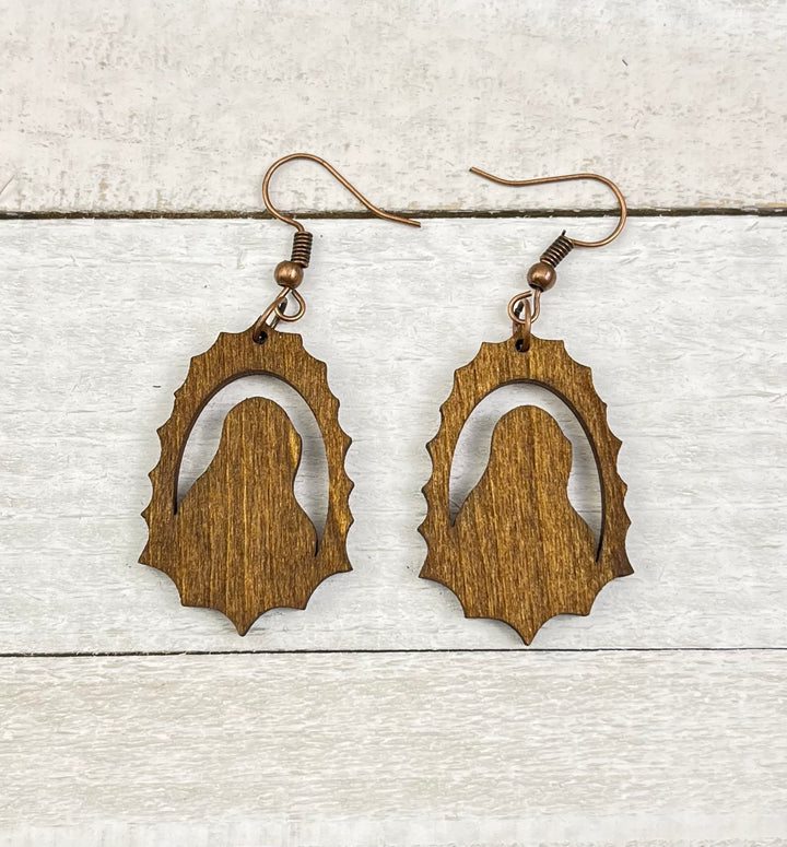 Totus Tuus, earrings