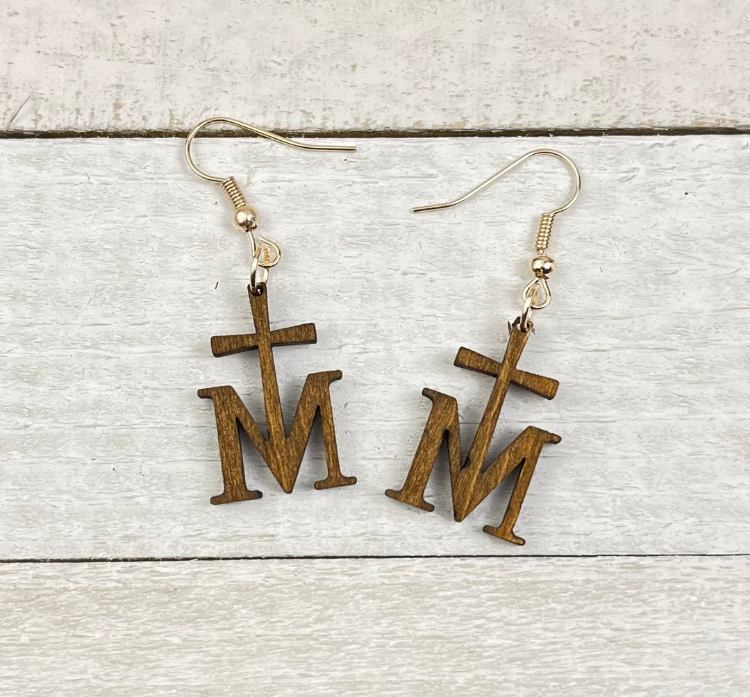 To Jesus through Mary earrings