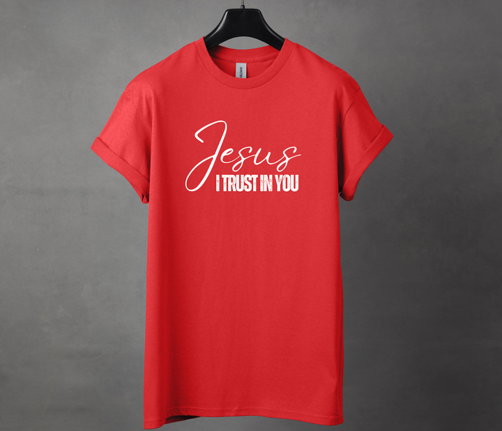 Jesus I Trust, Red T-shirt