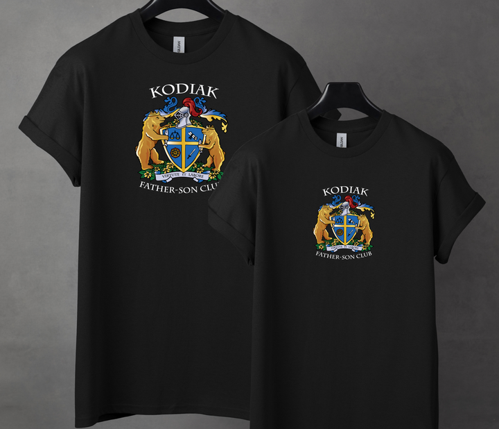Kodiak Father/Son Combo, 100% Cotton, 2 T-Shirts