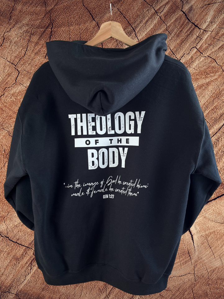 Theology of the Body Gen 1:27  Black Hoodie