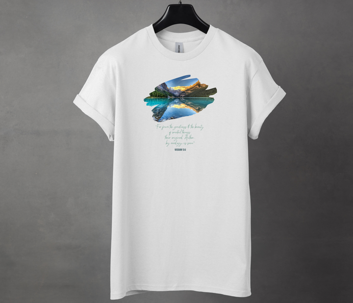 God in Beauty, White T-shirt