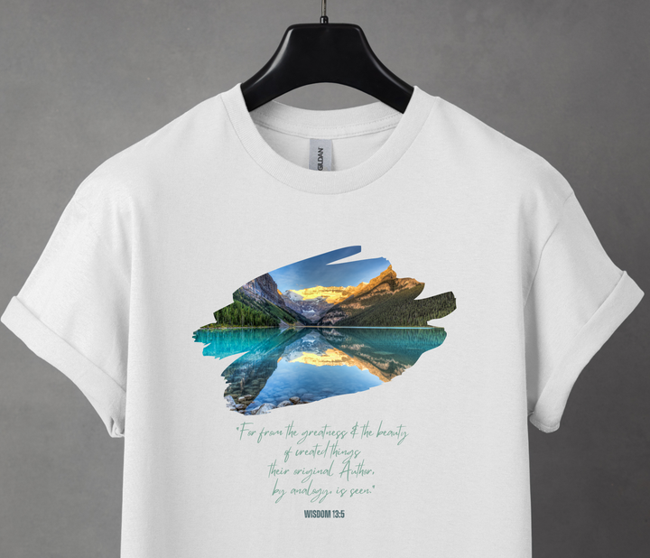 God in Beauty, White T-shirt