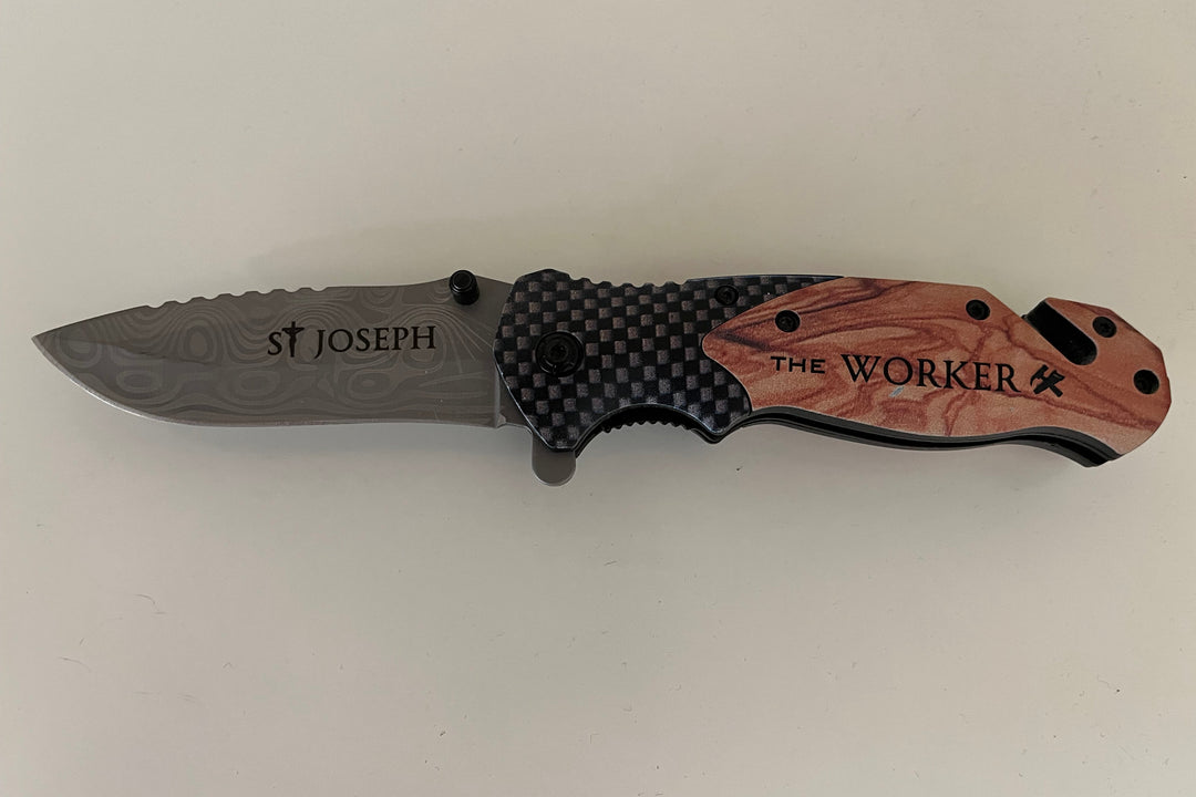 St Joseph Worker Knife