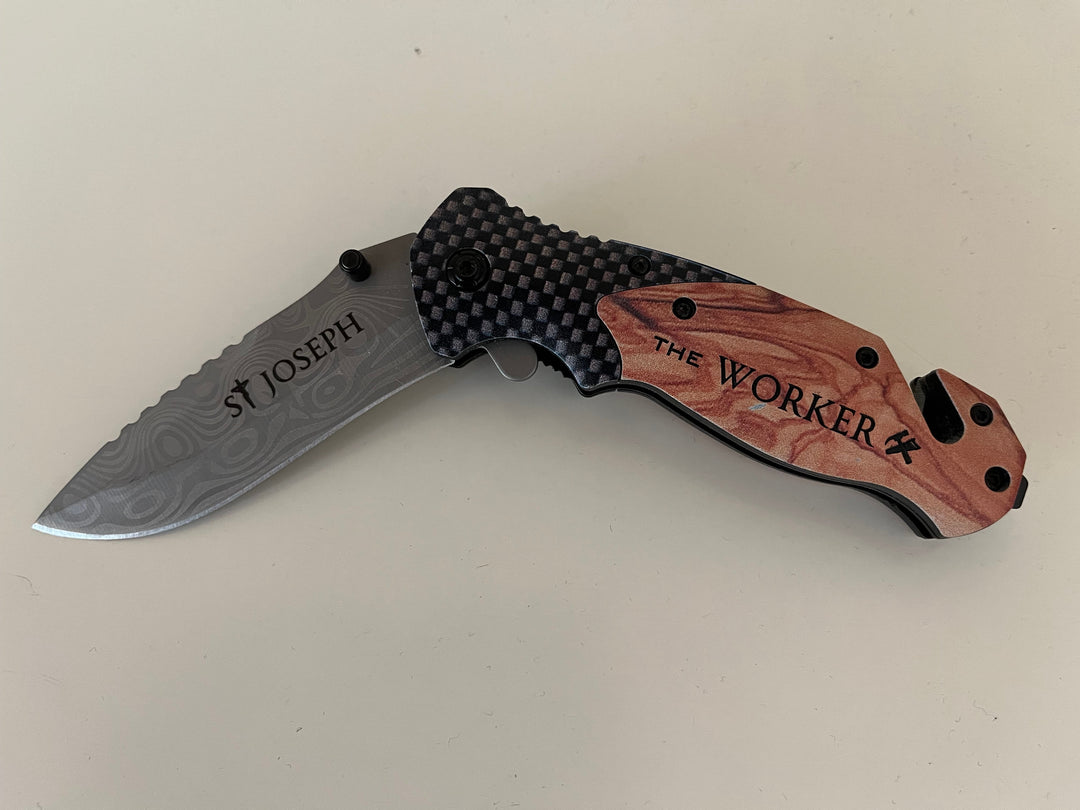 St Joseph Worker Knife